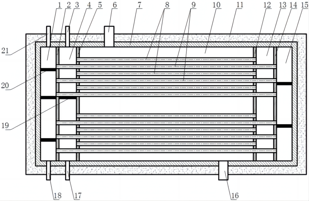 一种多介质相变储能换热器